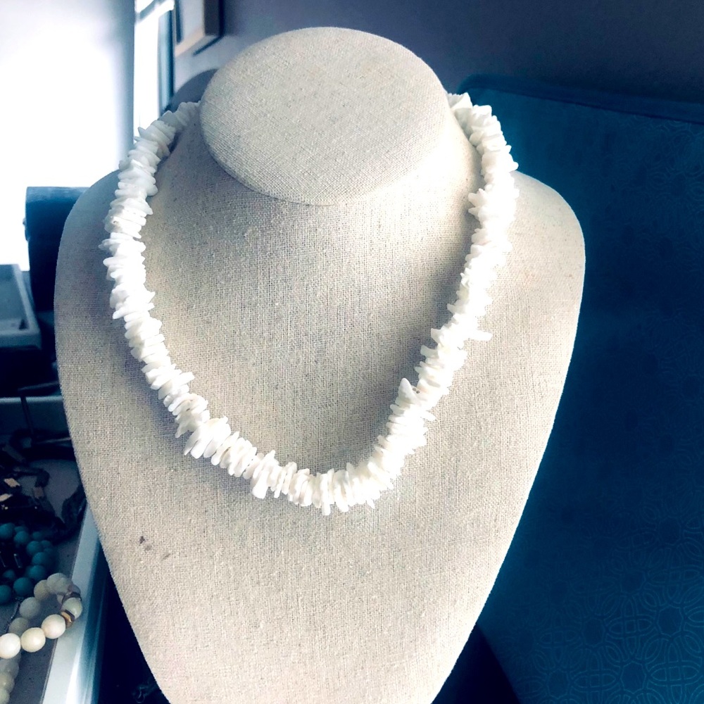 White coral necklace